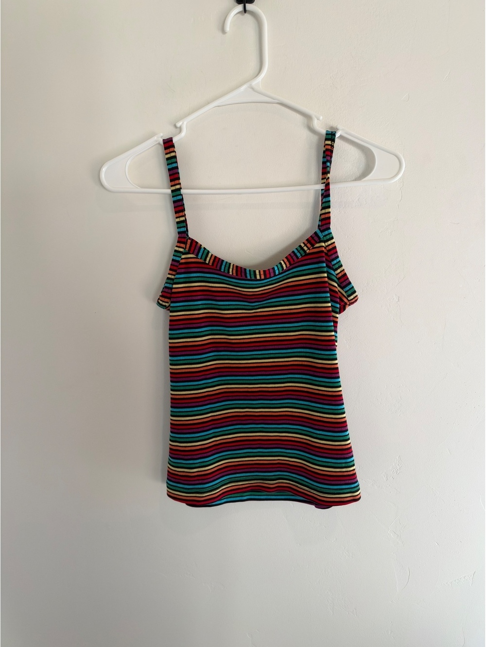 Newport News Multicolor Striped Cami Tank Top Size Small Y2K